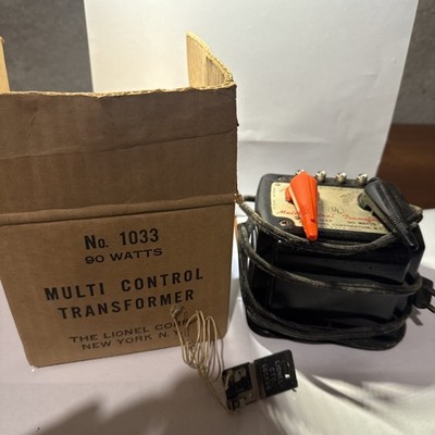 Vintage Lionel 1033 Multi Control Train Transformer 90 Watt O Gauge UNTESTED
