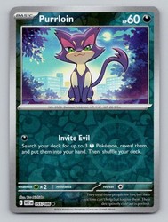 Purrloin 055/086 Common Reverse Holo - SV: White Flare