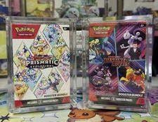 Pokemon Magnetic Booster Bundle Acrylic Case! Pokémon Card Protective Display!