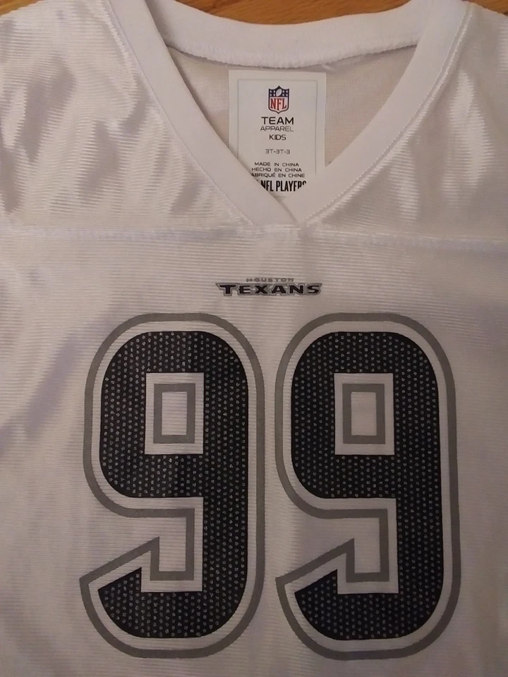 Camiseta deportiva del equipo de jugadores de la NFL de los Houston Texans de JJ Watt talla 3T Foto 2 de 4