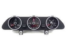 Upper Dash Oil Stopwatch Turbo Boost Psi Gauge Set For 12-15 Vw Beetle Bug