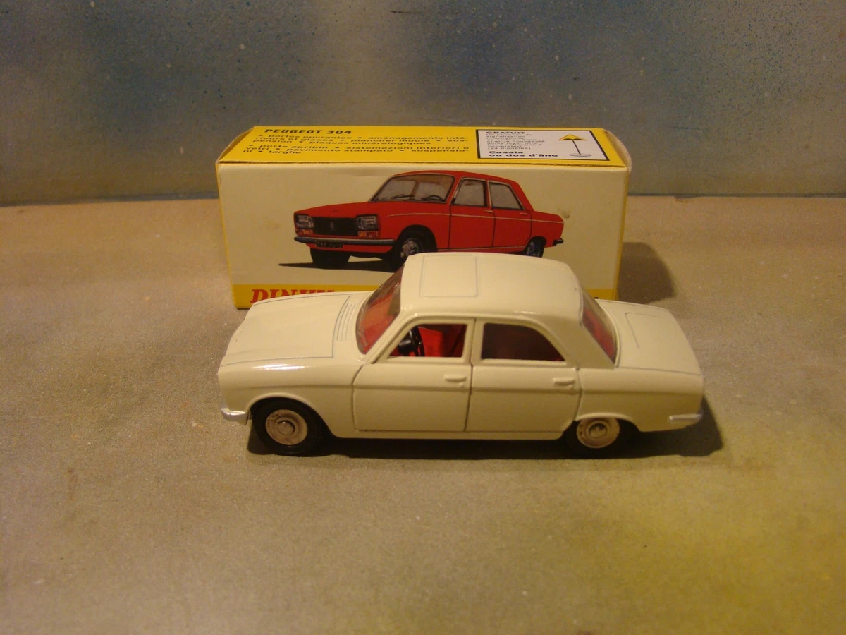 Dinky Toys Atlas - Peugeot 304 Crème Et Blanc - 1/43 - Collection - Modèle Réduit