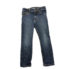 Wrangler Kids Classic Straight Dark Wash Denim Jeans Boys 5 Adjustable Waist