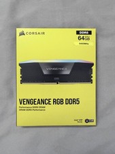 CORSAIR VENGEANCE RGB DDR5 RAM 64GB 2x32GB 6400MHz CL32 - BRAND NEW, SEALED