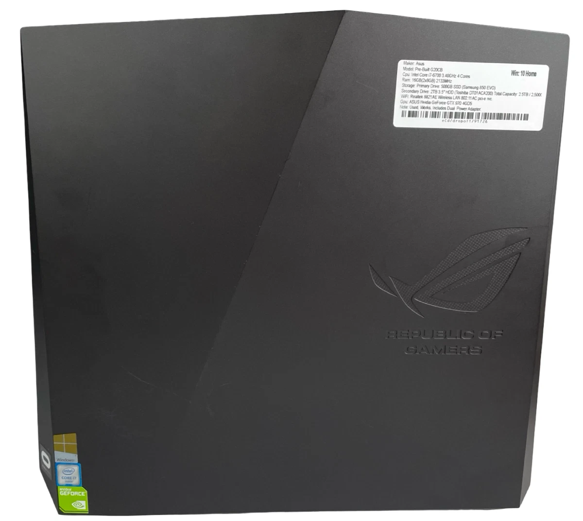 ASUS Intel Core i7-6700 デスクトップPC ASUS Intel Core i7 6th Gen PC Desktops & All-In-Ones for sale | eBay