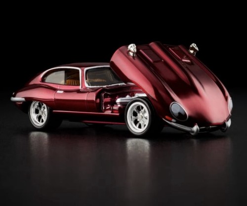 1964 Jaguar E-Type JCP68 RLC Hot Wheels RED LINE CLUB with Graphics