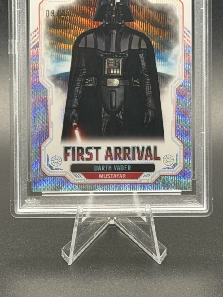 2024 Star Wars Hyperspace - First Arrival - DARTH VADER Refractor 9/25 PSA 9 - Image 4 of 4