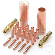MIG Welding Gun Kit, .035" Tip-Nozzle-Diffuser for Lincoln Magnum 100L and Tweco
