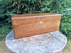Grand Coffret Boîte de Rangement en Bois vernissé essence du bois à déterminer