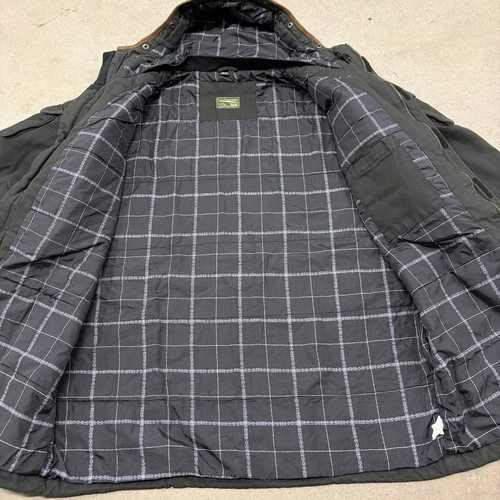 Oakley Tactical Field Gear Parka Jacket Mens XL Black Cotton Full Zip Hooded image 8