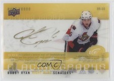 2014-15 Upper Deck Ice Glacial Graphs Gold Bobby Ryan #GG-RB Auto 01qm