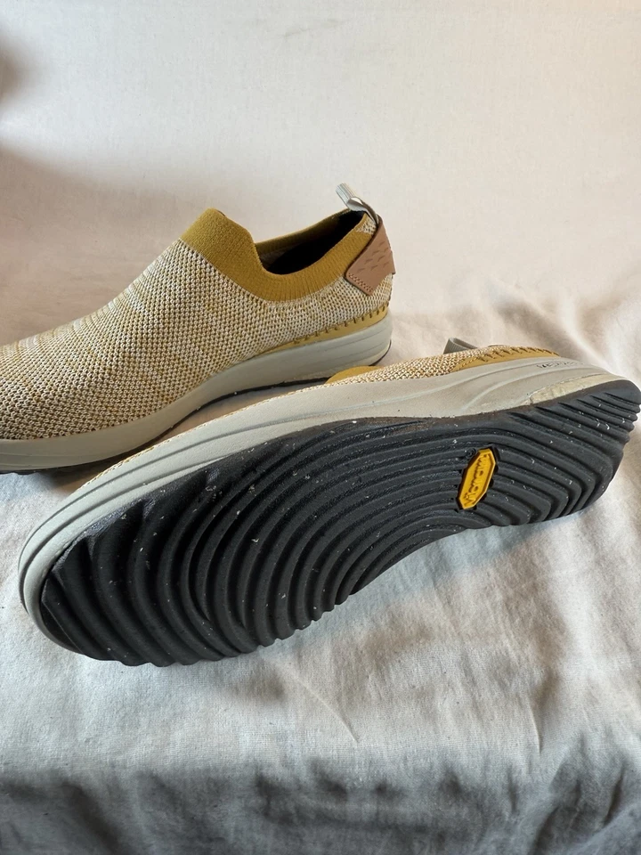 Merrell J001014 Gridway Mocasín Tenis Mujer Talla 7 Amarillo Zapatos Sin Cordones Foto 4 de 4