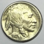 1927-D Buffalo Nickel in extremely fine/almost uncirculated