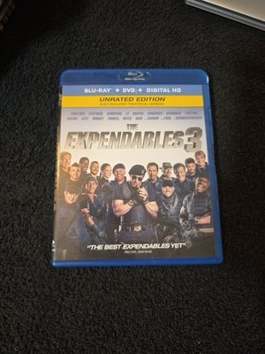 The Expendables 3 Blu-ray DVD Digital HD Unrated 2014 Stallone Statham