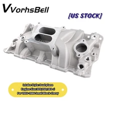 Dual Plane Aluminum Intake Manifold For SBC Small Block Chevy 305 327 350 383 US