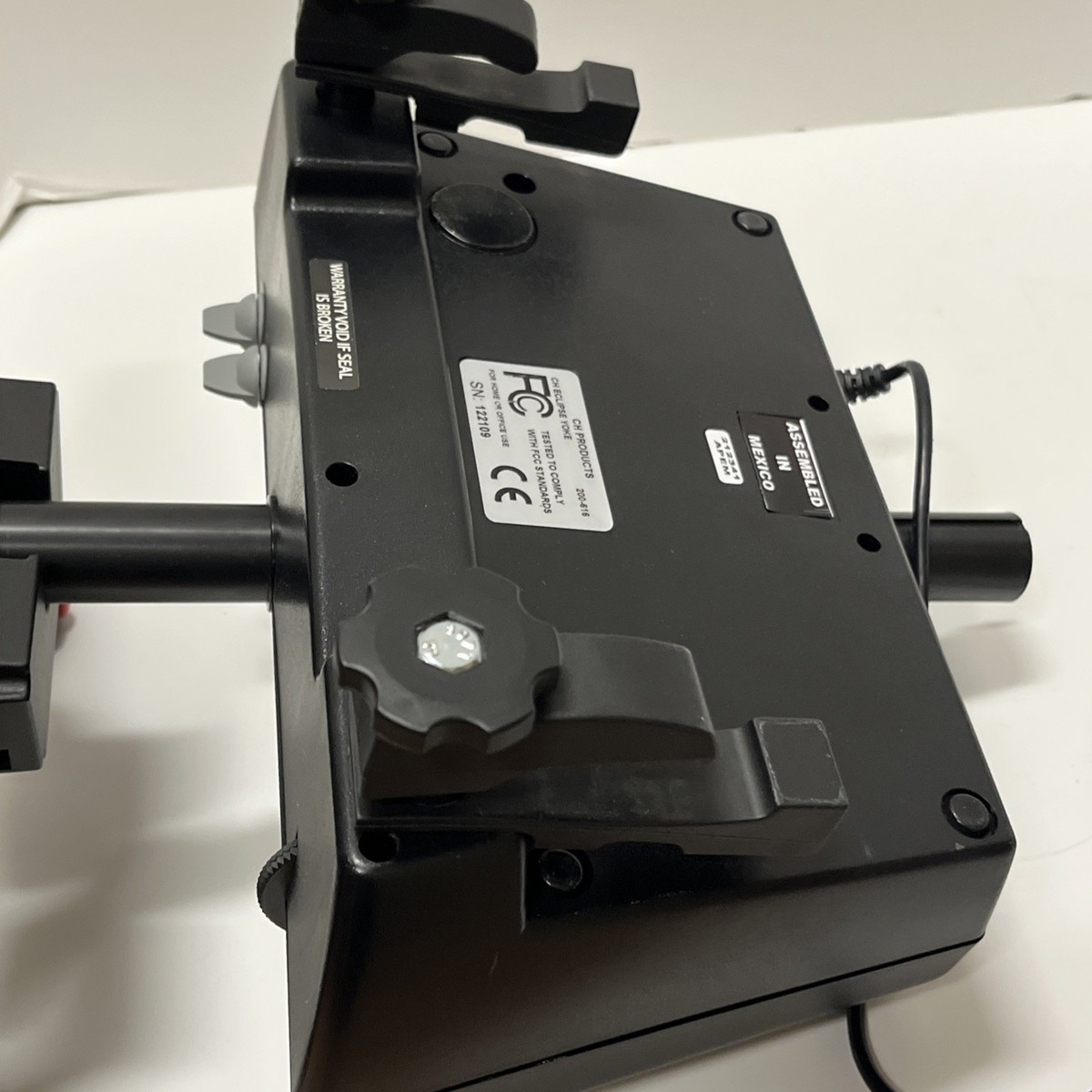 CH Products Eclipse Yoke Flight Simulator Control Stick 200-616 | eBay