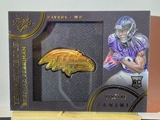 🇨🇦 2015 Panini Black Gold Team Symbols Breshad Perriman RC 018/149 Jersey #ed