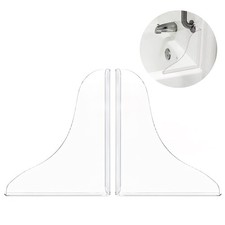 Tiga 2 Pieces Bathtub Shower Splash Guard, Bathroom Bath Tub Splash Guards with