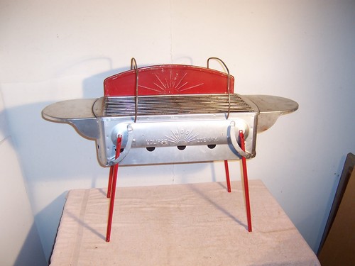 Vintage Eclipse 400 Portable Camping Picnic Charcoal Grill Road Century In Box