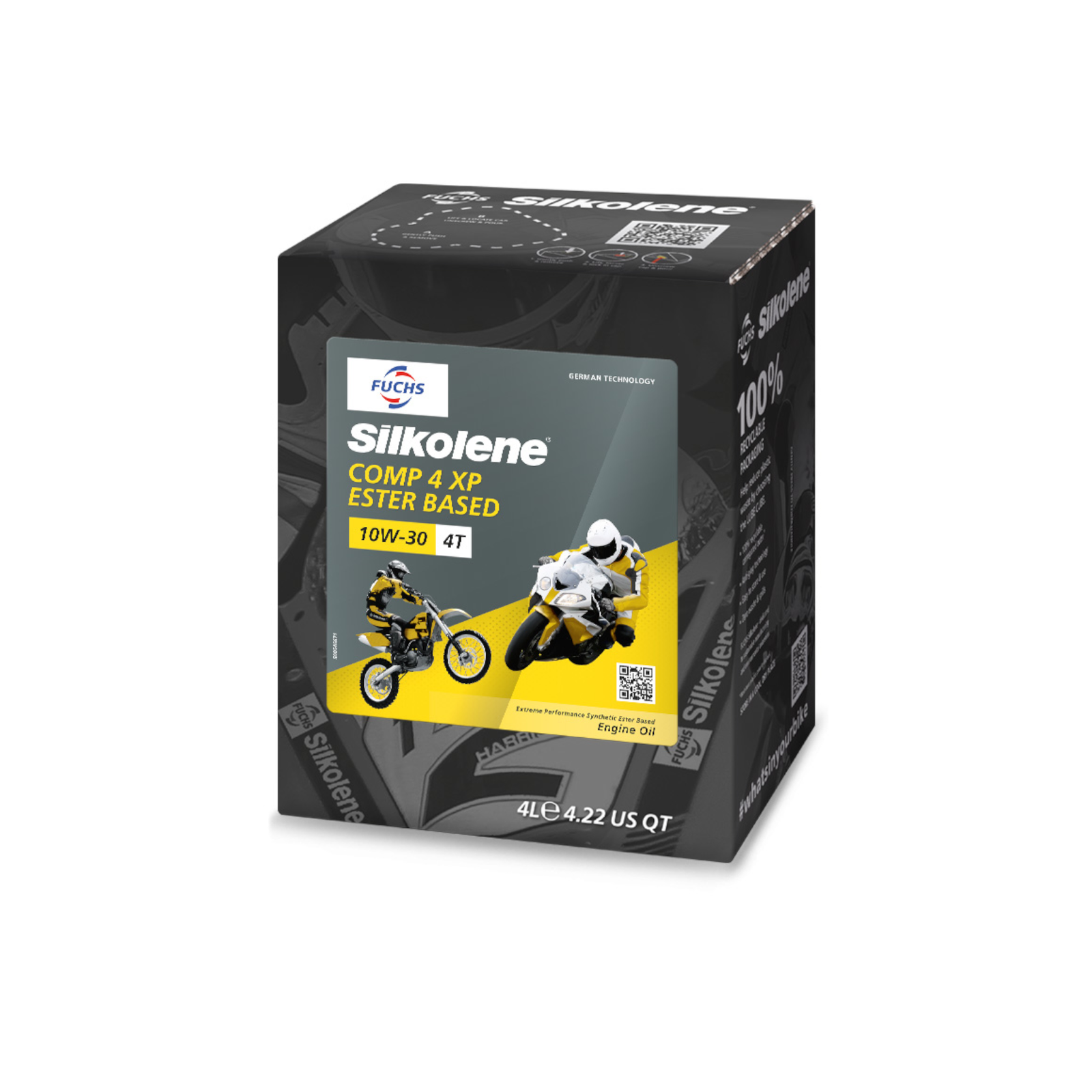 Silkolene Engine Oil COMP-4 XP 10W30 4 Litre Cube