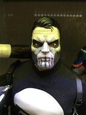 1/6 Scale Custom Punisher Head Sculpt Skull Make-Up By Lucas Art Head Only 
