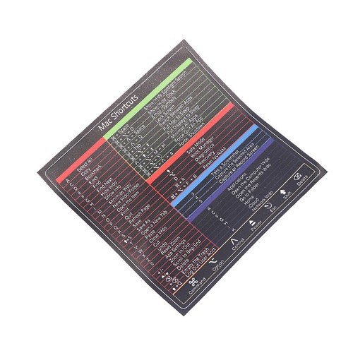 Design for Mac OS System Keyboard Shortcut Sticker for 2022-2008 (13-1 FtF AF - Photo 6/11
