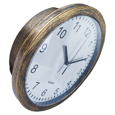  Wanduhr, batteriebetriebene Uhr, Haushalts-Stummschaltuhr, Wanduhr für