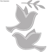 "Rayher Stanzschablone: \"Small Modern Doves \", 1,6-4,6Cm, 1 StüCk"