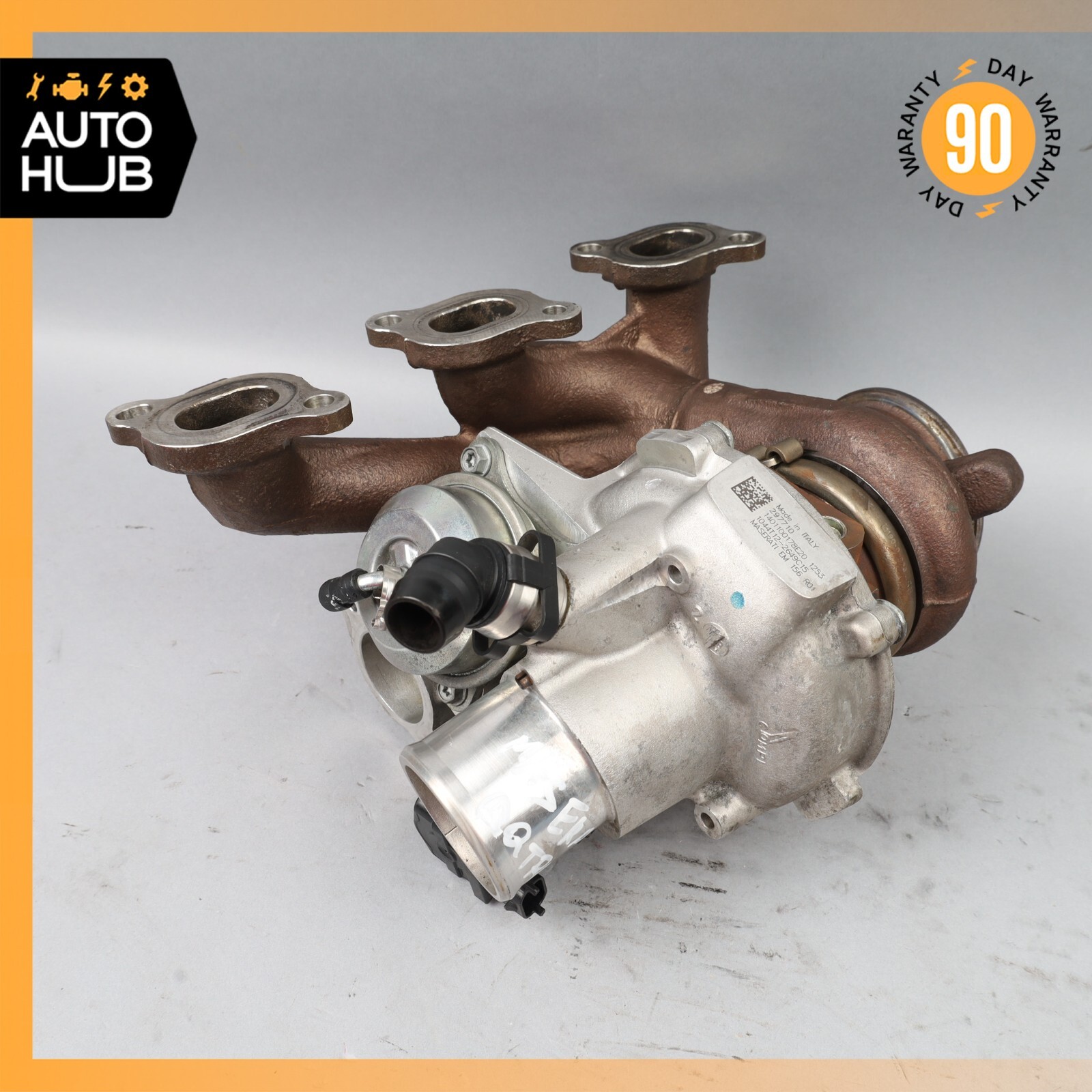 Maserati Quattroporte M156 Ghibli Right Turbocharger Turbo Charger Manifold OEM