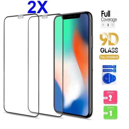 2-Pack iPhone Screen Protector Tempered Glass for 14 13 12 11 XR XS 8 7+ - Imagen 44 de 48