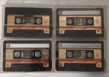 Lotto 4x MAXELL UDII 60 1985 CROMO TIPO II 2  musicassette vergini cassette tape