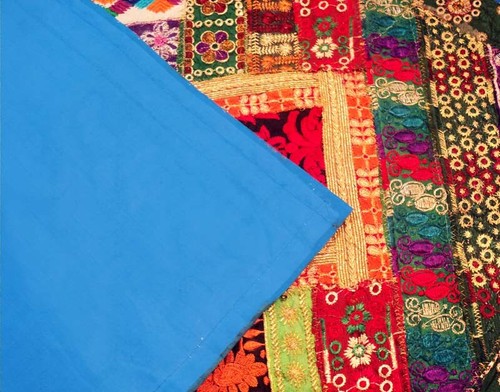HAND EMBROIDERED INDIA ETHNIC ART DÉCOR VINTAGE BEADED WALL HANGING TAPESTRY 40" - Picture 10 of 10