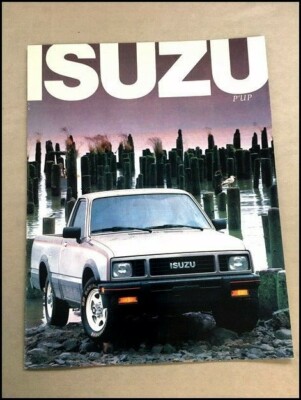 1987 Isuzu Pup Pickup Truck Original Car Sales Brochure Catalog | eBay