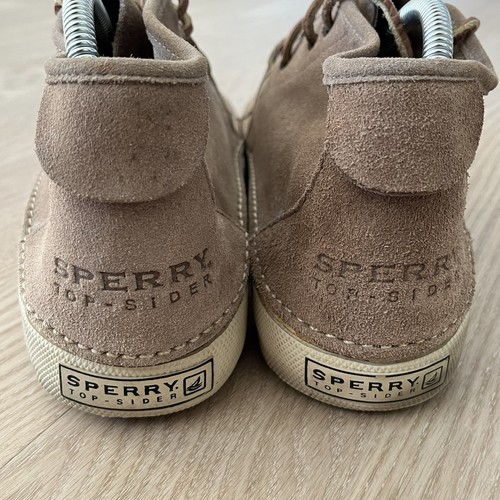 SPERRY Top-Sider Chukka Uomo Taglia 10M Top Alto Marrone Chiaro/Camoscio Taupe - Foto 8 di 14