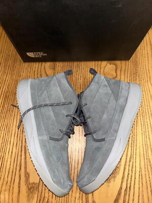 THE NORTH FACE MENS NSE CHUKKA SUEDE WATERPROOF BOOTS SIZE 12 GREY