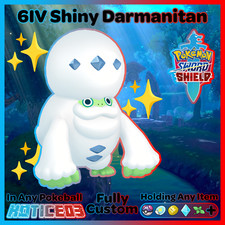 DARMANITAN Galar ✨ Ultra SHINY 6IV ✨ Pokemon SWORD and SHIELD EVs +MasterBall
