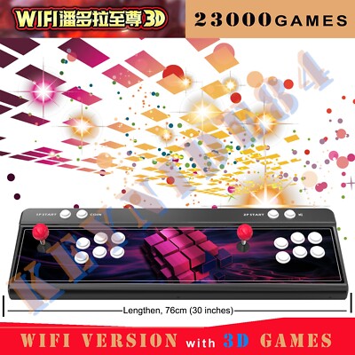 23000 Games Retro Video All Metal Lengthen Pandora's Box 3D WiFi Console Arcade