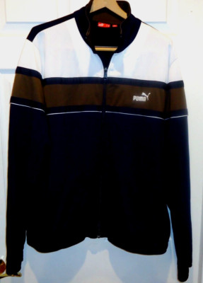 PUMA SPORT LIFESTLYE FULL ZIP TRACK JOGGING WARM UP JACKET MEN'S XL