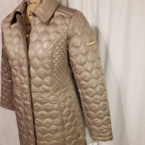 VIA SPIGA Women's Regular Mix Stitch Quilted Walker Puffer Jacket Size Small New - Picture 10 of 11