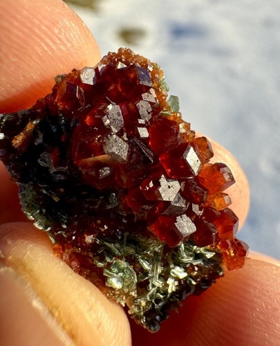 Granato Hessonite Minerali Valle D’Aosta Italy