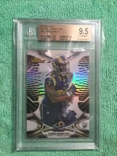2015 FINEST BLACK REFRACTOR  RC TODD GURLIES BGS 9.5 GEM MINT