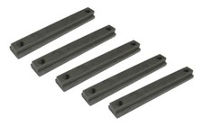 METAL TEE STRIP SLOT COVERS x 5 ON METAL LATHES LIKE MYFORD SUPER 7 + ML7