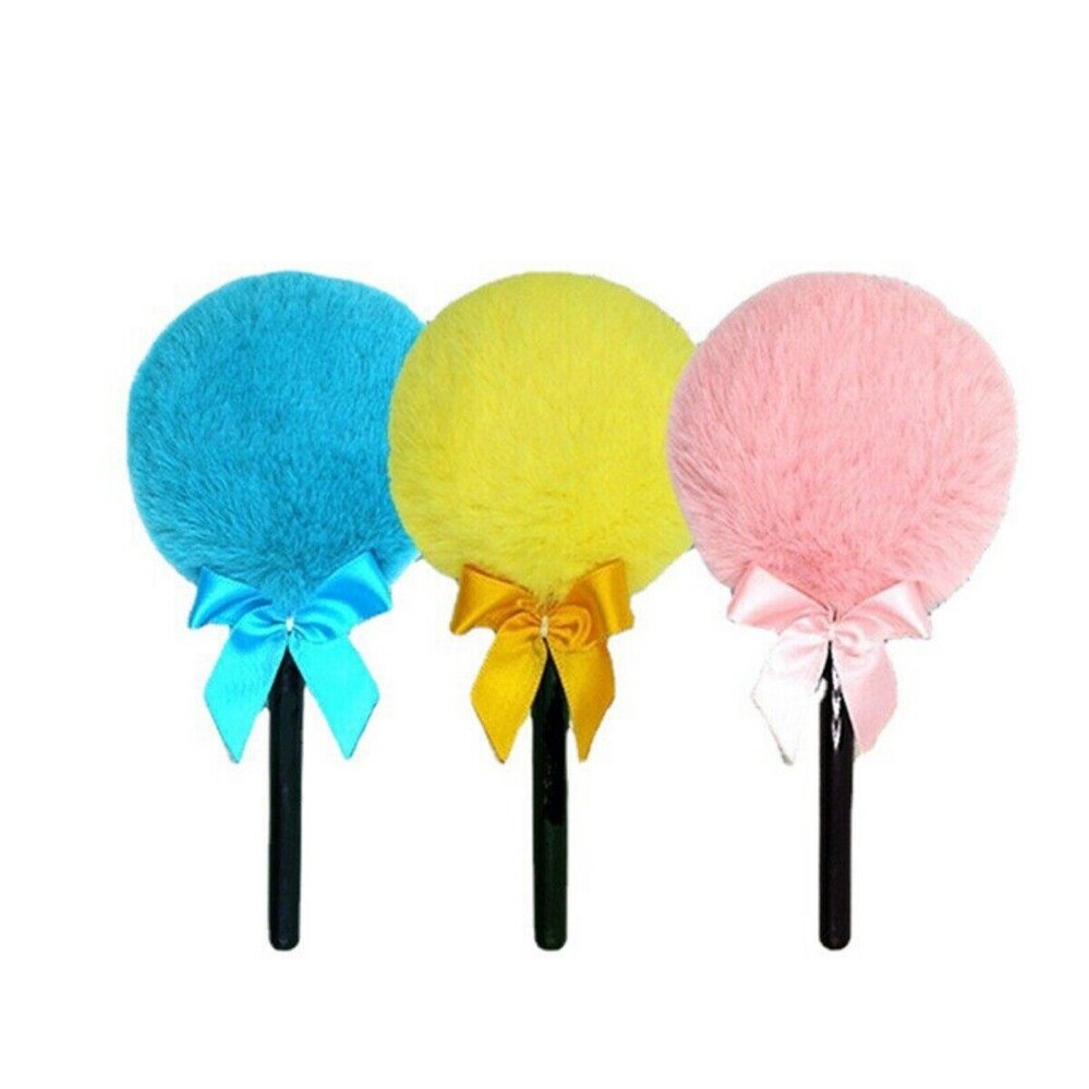 1PC Loose Powders Puffs Body Powders Puff Soft Furry Ribbon With Handle