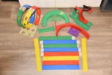 DARDA MOTORS ORIGINAL BAHN KONVOLUT LOT STRECKENTEILE LOOPING AUTOS KELLERFUND