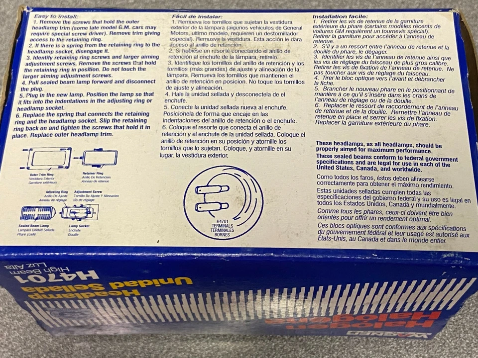 H4701 BOMBILLA HALÓGENA WAGNER, LUZ DE CARRETERA, NUEVA Foto 3 de 3