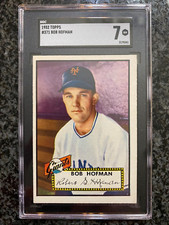 1952 TOPPS BASEBALL BOB HOFMAN HIGH NUMBER #371 SGC 7 (NM) Near Mint