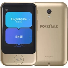 POCKETALK S2 Plus PTS2P-W Translator Device with 2-Year Global Service Japan New