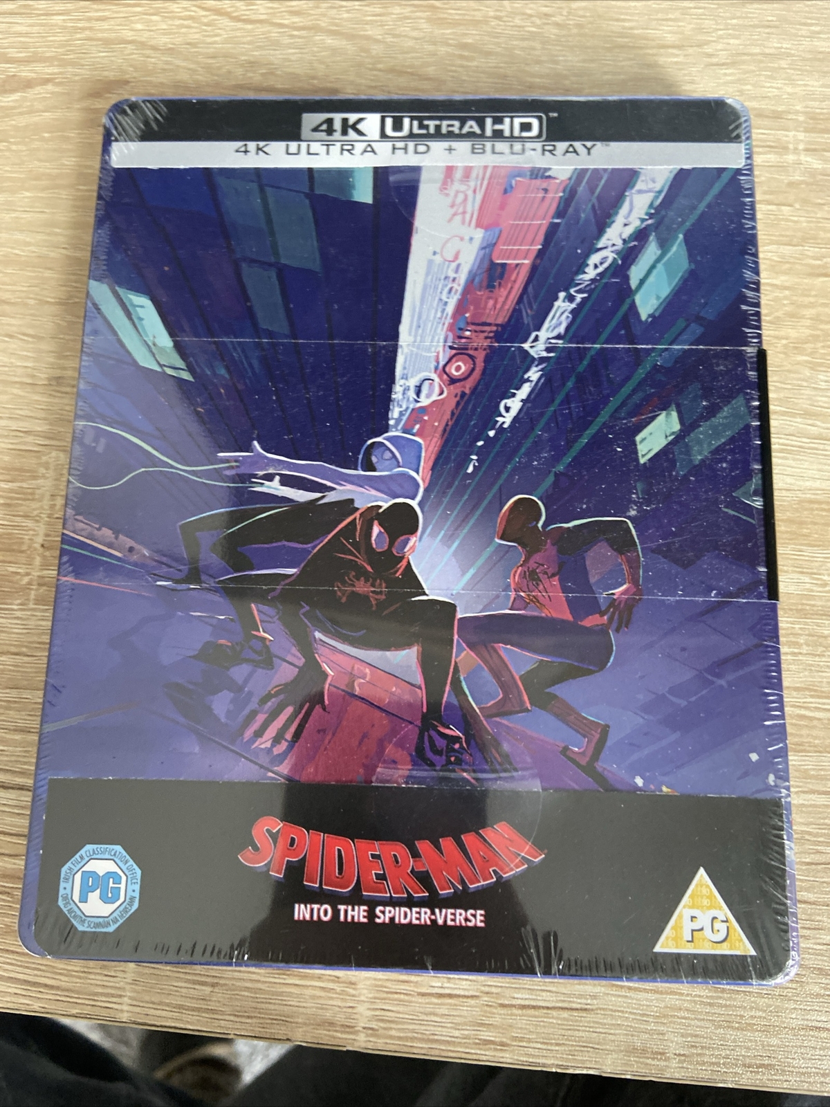 SPIDER-MAN : INTO THE SPIDER-VERSE - UK EXCLUSIVE 4K + BLU RAY STEELBOOK