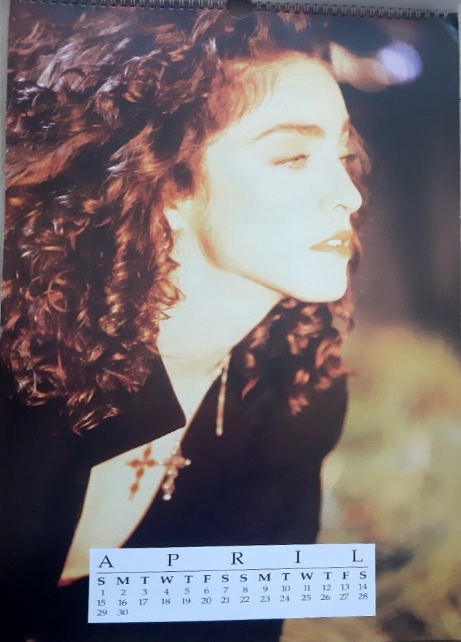 ナムコのカレンダー(1990年) ナムコのカレンダー(1990年) Madonna Official Calendar 1990