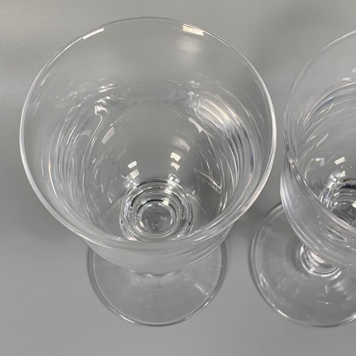 Royal Doulton Gallerie Wine Goblet Glass x 2 Pair Finest Crystal 6 1/4 in Rare - Picture 9 of 12